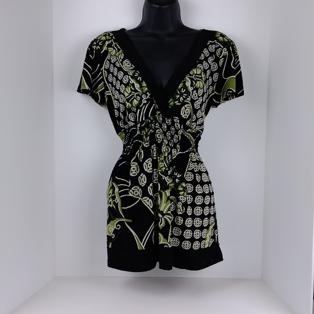 Agenda Short Sleeve Top Size L